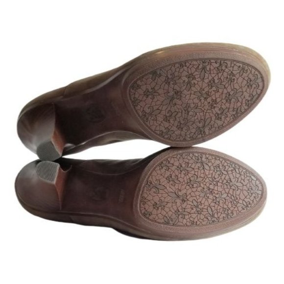 Sofft Mya Oxford Lace-Up Heels Ash Gray Suede 10M New - Picture 8 of 9